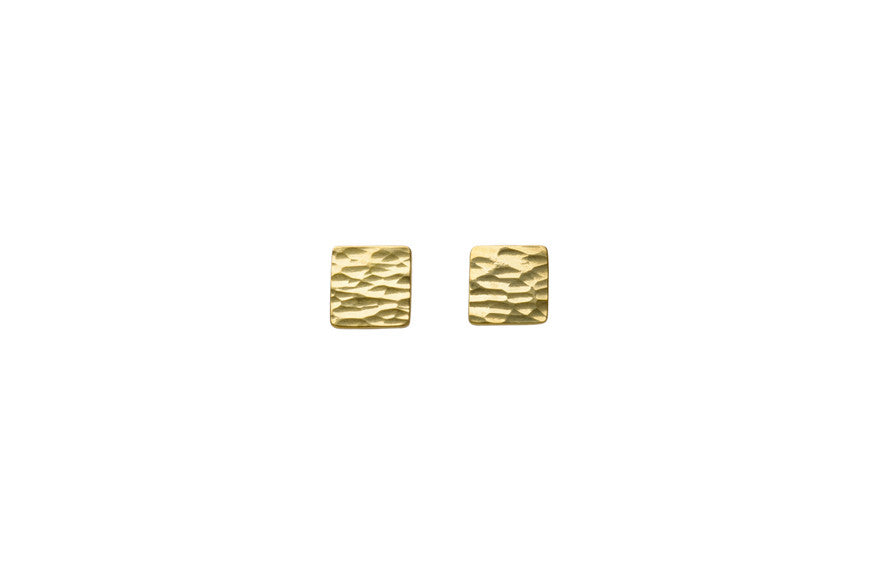 Square Brass Earrings