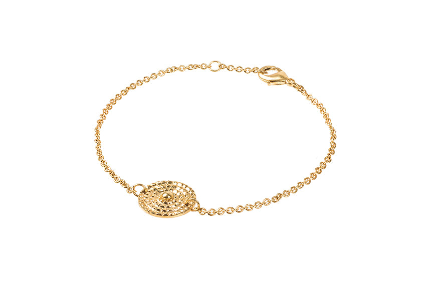 Chakra Gold Bracelet