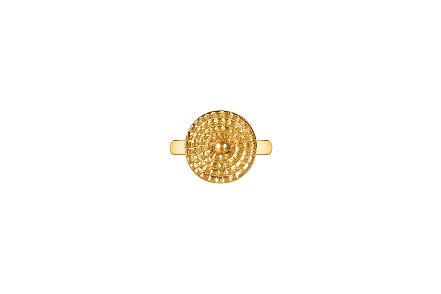 Chakra Gold Ring